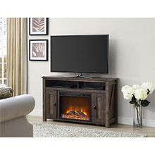 Load image into Gallery viewer, Ameriwood Home Farmington Electric Fireplace TV Console for TVs up to 50&quot;, Rustic
