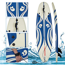 Load image into Gallery viewer, Kintness Surfboard with Eps Core Leash and Fins Bodyboard Longboard for Adults and Kids Outdoor Surfing
