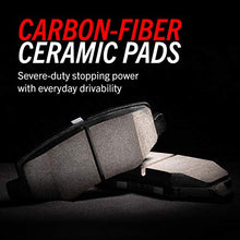 Load image into Gallery viewer, Power Stop K5857-26 Front Z26 Carbon Fiber Brake Pads with Drilled &amp; Slotted Brake Rotors Kit
