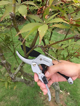 Load image into Gallery viewer, gonicc 8&quot; Professional SK-5 Steel Blade Sharp Anvil Pruning Shears (GPPS-1001),Less effort. Pruning Scissors, Bonsai Cutters
