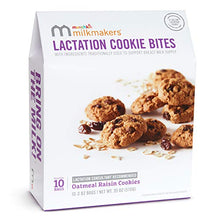 Load image into Gallery viewer, Munchkin Milkmakers Lactation Cookie Bites, Oatmeal Raisin, 10 Count
