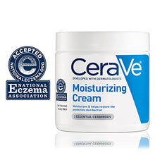 Load image into Gallery viewer, CeraVe Moisturizing Cream, Daily Face and Body Moisturizer for Dry Skin, 12 Ounce

