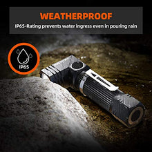 Load image into Gallery viewer, Flashlight, NICRON N7 600 Lumens Tactical Flashlight, 90 Degree Mini Flashlight Ip65 Waterproof Led Flashlight 4 Modes- Best High Lumens are for Camping, Outdoor, Hiking （Not Including Batteries）Gift
