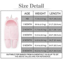 Load image into Gallery viewer, upsimples Newborn Baby Girl Blanket Soft Plush Unicorn Baby Swaddle Blanket Baby Girl Clothes Receiving Blankets for Girls 0-6 Months,Baby Girl Shower Gifts
