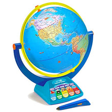 Load image into Gallery viewer, Educational Insights GeoSafari Jr. Talking Interactive Globe with Talking Pen for Kids, Featuring Bindi Irwin, Gift for Boys &amp; Girls, Ages 4+
