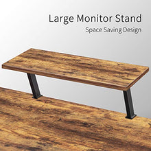 Load image into Gallery viewer, Cubiker Modern L-Shaped Computer Office Desk, Corner Gaming Desk with Monitor Stand, Home Study Writing Table Workstation for Small Spaces, Rustic
