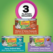 Load image into Gallery viewer, Purina Friskies Indoor Wet Cat Food Variety Pack, Indoor - (24) 5.5 oz. Cans
