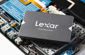Lexar NS100 128GB 2.5” SATA III Internal SSD, Solid State Drive, Up To 520MB/s Read (LNS100-128RBNA)