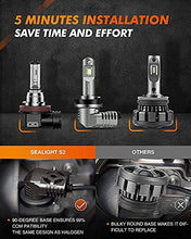 Load image into Gallery viewer, SEALIGHT 9005 LED Bulb 20000 Lumens, 600% Brightness, 6500K Cool White 9005/HB3 LED Bulbs, Plug-and-Play Replacement Bulbs, IP68, Pack of 2
