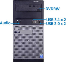 Load image into Gallery viewer, Dell Optiplex 7010 Tower Desktop Computer, Intel i7-3770 Upto 3.9GHz, HD Graphics 4000 4K Support, 32GB RAM, 2TB SSD, DisplayPort, HDMI, DVD, AC Wi-Fi, Bluetooth - Windows 10 Pro (RENEWED)
