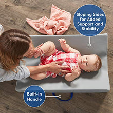 Load image into Gallery viewer, ECR4Kids Ultra-Soft Daycare Baby and Infant Contoured Changing Pad, Non-Slip Bottom, Built-in Handle Easy to Transport Travel - Primary, Assorted, (Model: ELR-029)

