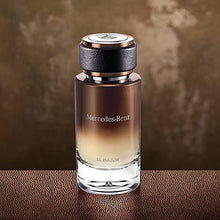 Load image into Gallery viewer, Mercedes-Benz - Le Parfum - Irresistible Fragrance For Men - Wood And Leather Scent - For Dynamic, Leading Personalities - Pink Pepper, Bergamot, Violet Leaves, Amber Notes - Eau De Parfum - 4 Oz
