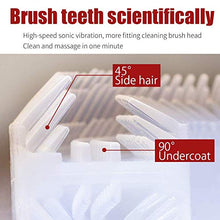 Load image into Gallery viewer, Ultrasonic Toothbrush Automatic Toothbrush Teeth Whitening Toothbrush Manual Toothbrush for Adults 360°Electric Toothbrush Upgraded Rechargeable Washable Travel Home Dual-use (Black)
