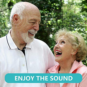 Coniler Smart Hearing Amplifier with Digital Noise Reduction，Rechargeable Sound Aids with Double Charging Holes Suitable for Adults and Seniors (Only1 Aid)