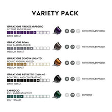 Load image into Gallery viewer, Nespresso Capsules OriginalLine, Ispirazione Variety Pack, Medium &amp; Dark Roast Espresso Coffee, 50 Count Espresso Coffee Pods, Brews 1.35 Ounce
