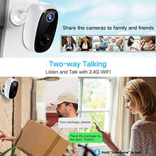 Load image into Gallery viewer, 【32GB Include】 Wireless Outdoor Security Camera, MECO 1080P Rechargeable Battery WiFi Camera, Indoor/Outdoor Surveillance Home Camera with Motion Detection, Night Vision, 2-Way Audio, Waterproof

