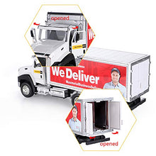 Load image into Gallery viewer, G.C 3 Pack Diecast Transport Vehicles Truck Toys Set Garbage Truck Tanker Truck Delivery Truck 1:50 Scale Pull Back Metal Model Car Toys for Boys

