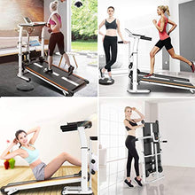 Load image into Gallery viewer, Treadmills for Home 440lbs Weight Capacity Silent Treadmill Folding Shock Running, Supine, Twisting, Draw Rope 4-in-1 Mechanical Mini Walking Machine
