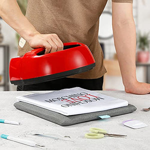 Heat Press Mat Double Sides Used Ironing Insulation Mat for Cricut Easypress, T Shirts and HTV Vinyl Projects (12''x12'')