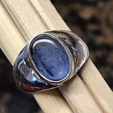 Load image into Gallery viewer, Natural Royal Blue Kyanite 925 Solid Sterling Silver Unisex Ring Size 7.75

