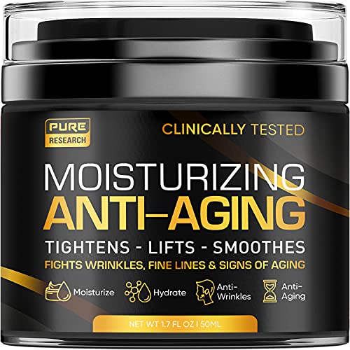 Men's Face Cream Moisturizer - Anti-Aging Cream For Men, Collagen, Retinol & Hyaluronic Acid - Day & Night - Made in USA - Anti Wrinkle 1.7 oz