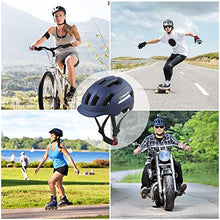 Load image into Gallery viewer, CHILEAF Adult Mountain Bike Helmet with Sports Face Scarf, Bicycle Helmet Specialized for Men Women, Cycling Helmet CE Certified Adjustable Lightweight Helmet for BMX Skateboard MTB Road Bike (Blue)
