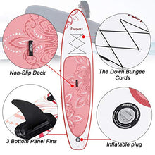 Load image into Gallery viewer, FBSPORT 10'6'' Premium Inflatable Stand Up Paddle Board, Yoga Board with Durable SUP Accessories &amp; Carry Bag | Wide Stance, Surf Control, Non-Slip Deck, Leash, Paddle and Pump for Youth &amp; Adult
