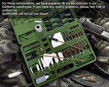 Load image into Gallery viewer, GLORYFIRE Universal Gun Cleaning Kit Hunting Handgun Shot Gun Cleaning Kit for All Guns with Case Travel Size Portable Metal Brushes
