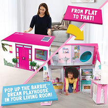 Load image into Gallery viewer, WowWee Pop2Play Barbie Playhouse – Lifesize Pretend Play Dreamhouse for Kids – Folds Flat for Easy Storage
