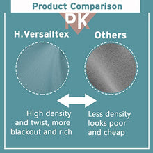 Load image into Gallery viewer, H.Versailtex Premium Blackout Thermal Insulated Room Darkening Curtains for Bedroom/Living Room - Grommet Top (Stone Blue,52 by 84 - Inch,Set of 2 Panels)

