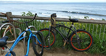 Load image into Gallery viewer, MBB Longboard Bicycle Surfboard Racks, by Moved By Bikes, Compatible with Shortboards, Longboards, and SUP Paddleboards, Quick Release Bars
