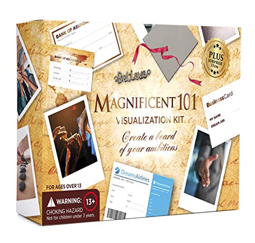Magnificent Vision Board Kit - Create a Vision for Your Dream Life - Use The Power of Visualization to Achieve Your Dreams (Ultimate)