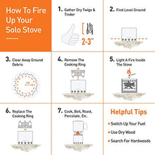 Load image into Gallery viewer, Solo Stove Campfire Camping Stove Portable Stove for Backpacking Outdoor Cooking Great Stainless Steel Camping Backpacking Stove Compact Wood Stove Design-No Batteries or Liquid Fuel Canisters Needed

