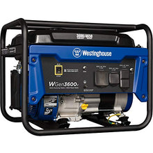 Load image into Gallery viewer, Westinghouse WGen3600v Portable Generator - 3600 Rated Watts &amp; 4650 Peak Watts - Gas Powered - CARB Compliant
