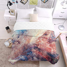 Load image into Gallery viewer, T&amp;H XHome Luxury Quilted Comforter Bedspread-Thin Soft Cozy,Abstract Painting Reversible Stitched Summer Lightweight Quilt Coverlet for All Season Oversized California King Size
