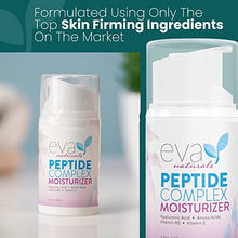 Load image into Gallery viewer, Eva Naturals Collagen Peptide Complex Moisturizer - Anti-Wrinkle Facial Moisturizer For All Skin Types - Deeply Hydrating Multi-Peptide Collagen Boosting Face Cream For Firmer, Smoother Skin - 1.7Oz
