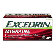 Load image into Gallery viewer, Excedrin Migraine Caplets for Migraine Pain Relief, 100 count
