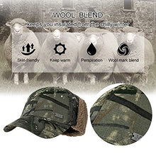 Load image into Gallery viewer, Jeff &amp;Aimy Womens Winter Fitted 62% Wool Tweed Earflap Dad Elmer Fudd Hat Baseball Cap for Men CamoGray L
