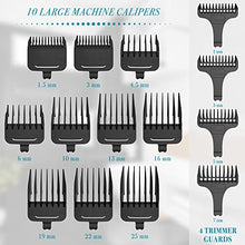 Load image into Gallery viewer, Hatteker Hair Clipper &amp; Trimmer Set for Men IPX7 Waterproof Cordless Barber Clipper for Hair Cutting Kit with T-Blade Trimmer Beard Trimmer Kids Clipper Professional USB Rechargeable (Gold)
