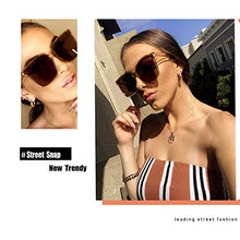 Load image into Gallery viewer, FEISEDY Retro Square Polarized Sunglasses Women Men Oversized Vintage Shades B2600
