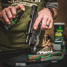Load image into Gallery viewer, CLENZOIL Field &amp; Range Pistol &amp; Rifle Essentials Gun Cleaning Kit | CLP Spray &amp; Oiler with Boresnake | Clean, Lubricate &amp; Protect | Nylon Brush, Bore Swabs &amp; Microfiber (40 Caliber | 10mm)

