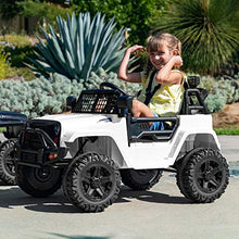 Load image into Gallery viewer, Best Choice Products 12V Kids Ride On Truck Car w/Parent Remote Control, Spring Suspension, LED Lights, AUX Port - White
