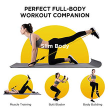 Load image into Gallery viewer, FITFORT Resistance Bands Set Exercise Bands - Workout Bands Stackable up to 150lb, Indoor/Outdoor Fitness Bands with Door Anchor &amp; Handles for Strength, Slim, Yoga, Home Gym Equipment for Men/Women
