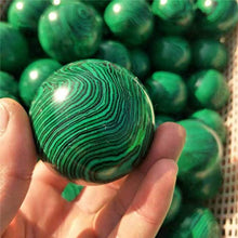 Load image into Gallery viewer, 1pc, Natural Gemstone Sphere Malachite Quartz Stone Crystal Balls Sphere for Healing
