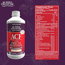Load image into Gallery viewer, Buried Treasure ACF Extra Strength Extreme Immune Support with Elderberry Echinacea Vitamin C and Herbal Blend for Comprehensive Rapid Relief 16 Fluid Ounce
