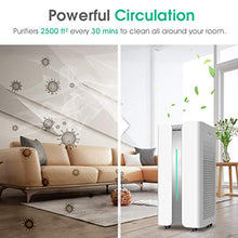 Load image into Gallery viewer, Gocheer Air Purifier for Large Room CADR 1,000 Covers 2,500 Sq ft Dual Drive 4-in-1 H13 True HEPA Filters Smart Air Cleaner for Home Eliminate Smoke Dust Pollen Mold Pet Dander Allergens Gases
