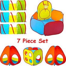 Load image into Gallery viewer, Playz Ball Pit, Play Tent and Tunnels for Kids, Gift for Toddler Boys &amp; Girls, Best Birthday Gift for 3 4 5 6 7 8 Year Old, Pop Up Baby Play Toy, Indoor &amp; Outdoor Use as Portable Play Center
