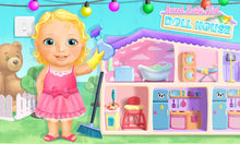Load image into Gallery viewer, Sweet Baby Girl Doll House - Play, Care &amp; Bed Time
