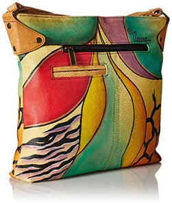 Anna by Anuschka Convertible Tote Bag-Leather, Sunflower Safari