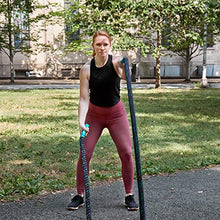 Load image into Gallery viewer, LIFEPRODX Battle Rope with Anchor kit - Weight and Gym Exercise Equipment for Home or Outdoor Fitness Workout (1.5" X30') Muscle Building - Cardio Workout - Arm Strength Training and Conditioning
